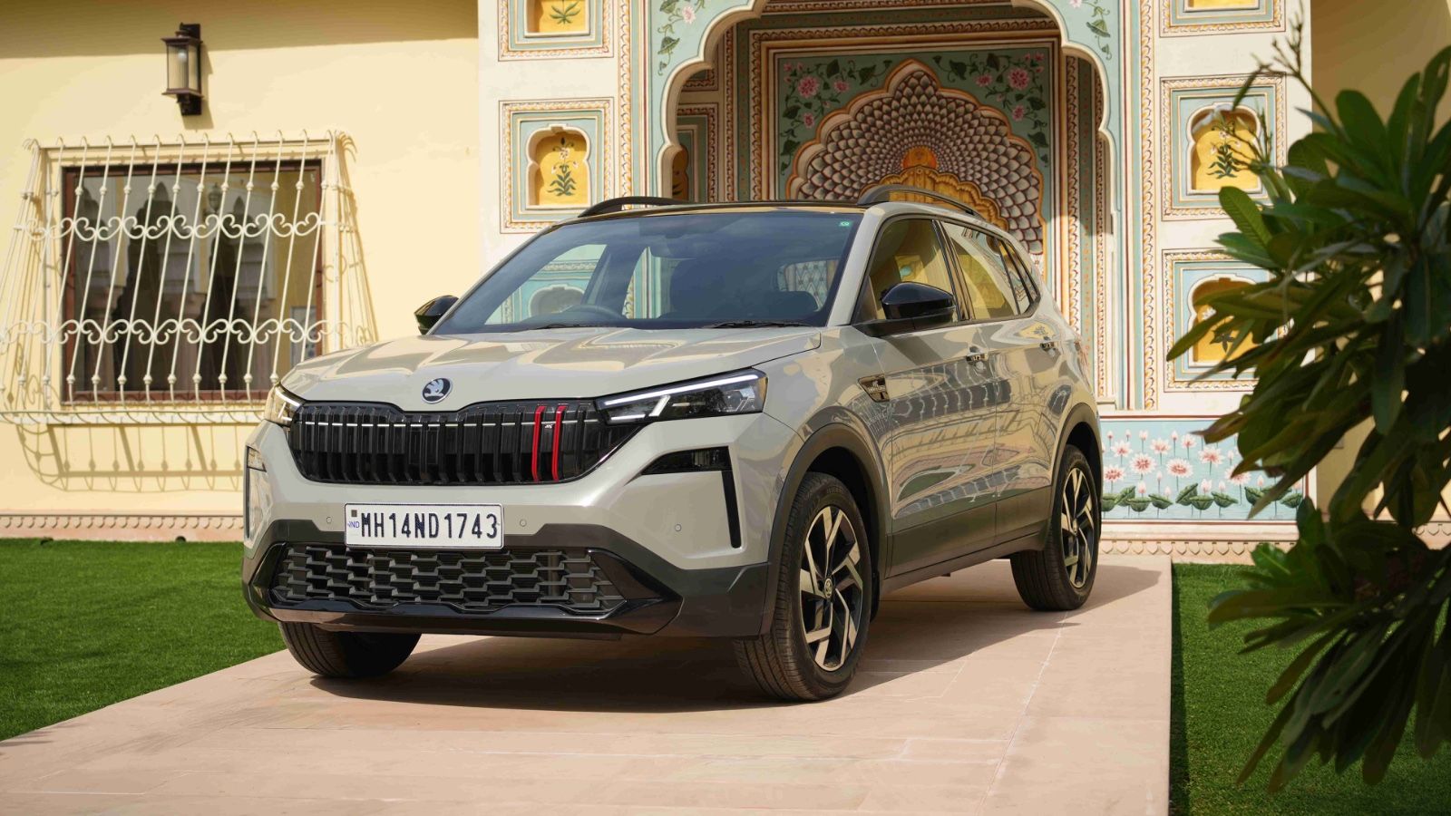 2026 Skoda Kushaq facelift first drive review monte carlo front three quarters