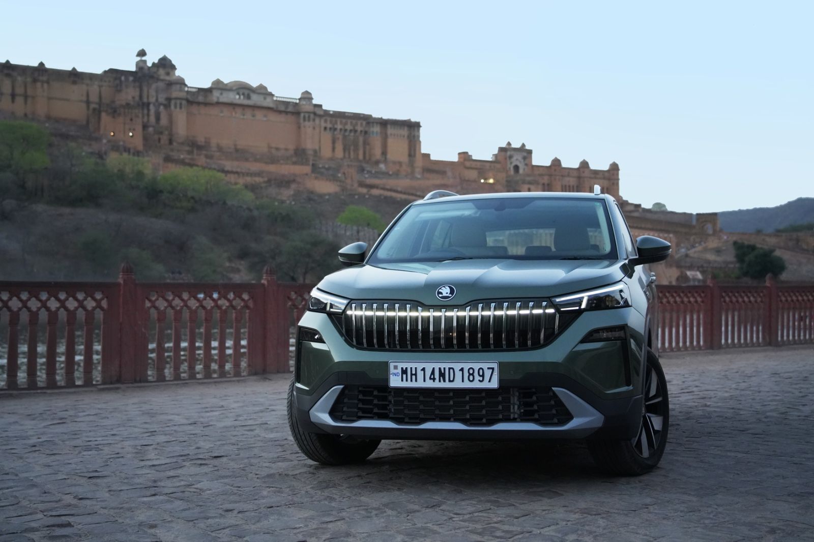 2026 Skoda Kushaq facelift first drive review prestige Jaipur Aamer fort