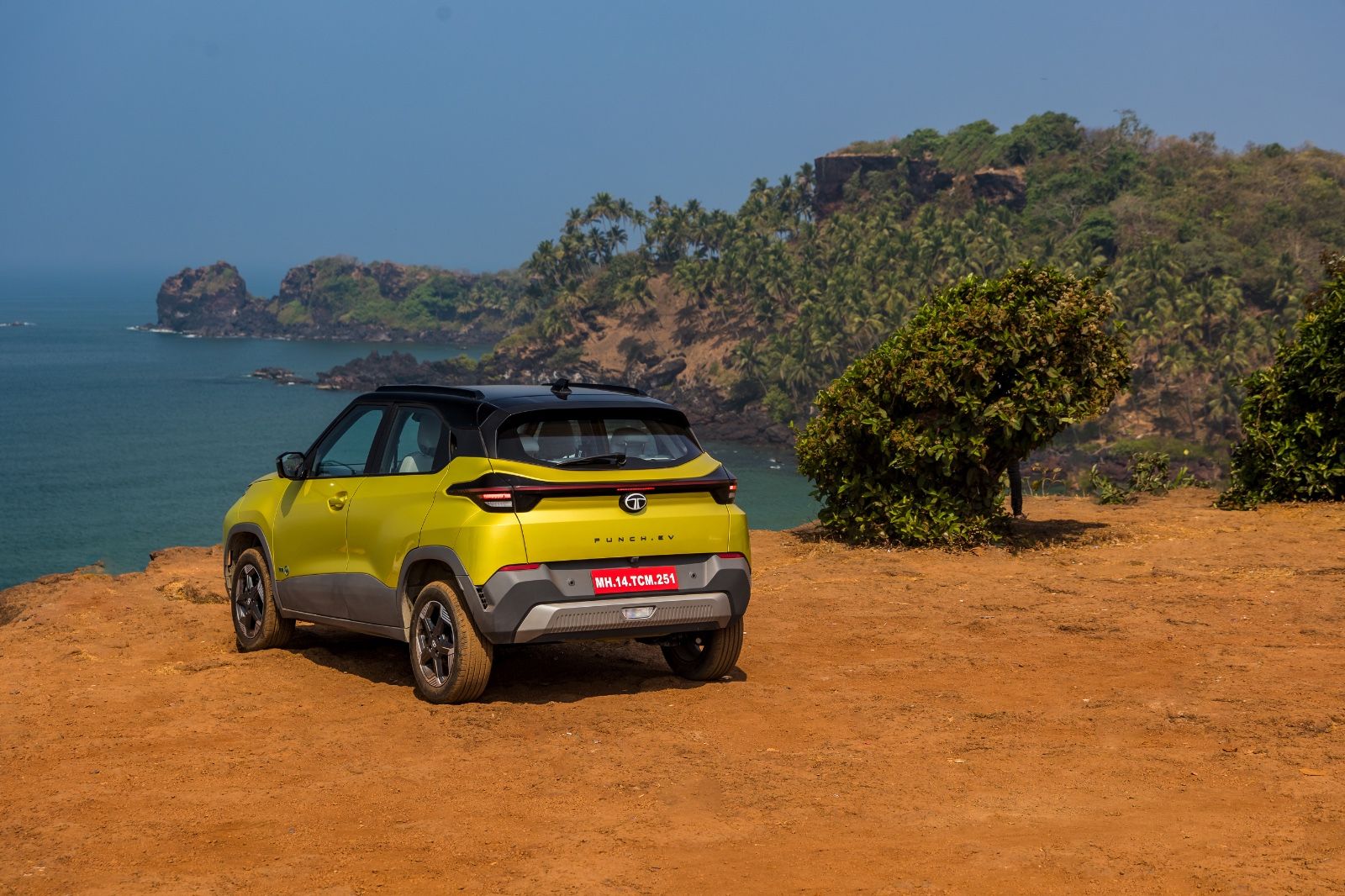 2026 Tata Punch EV faclift statična snimka stražnjeg dijela