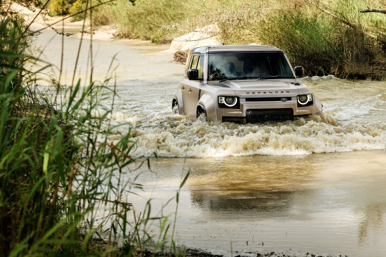 Defender OCTA advertorial water wading
