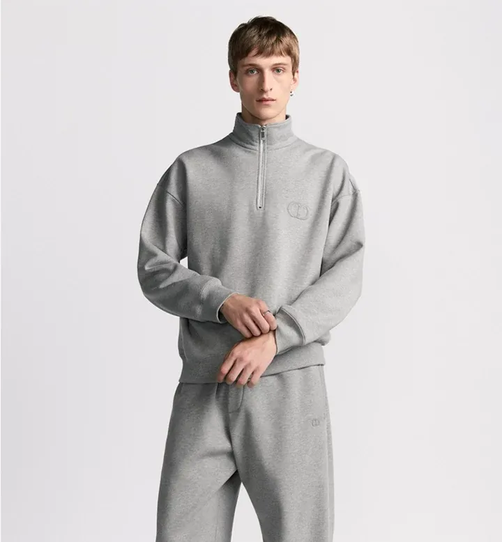 Dior CD Icon Half-Zip Sweatshirt .webp