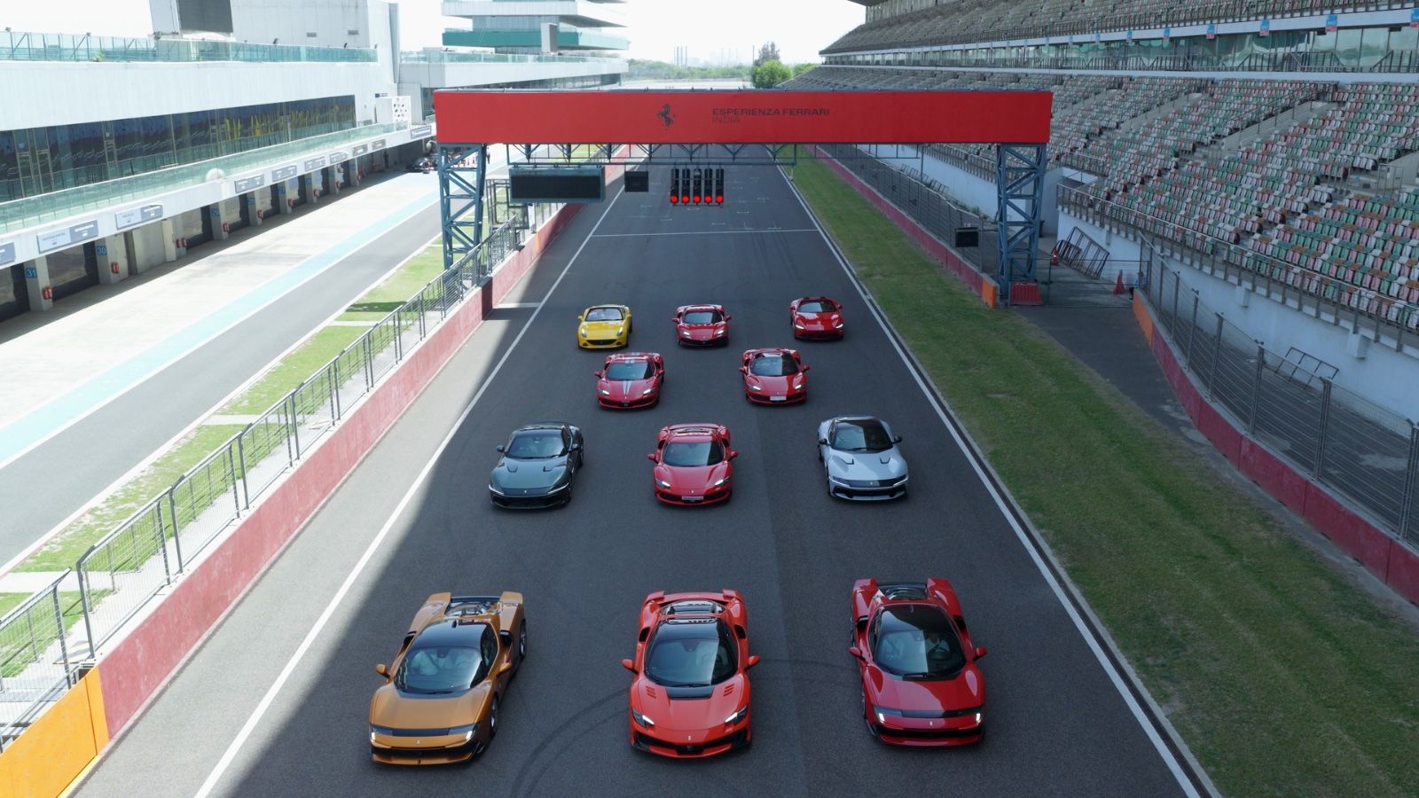 Ferrari BIC drone shot