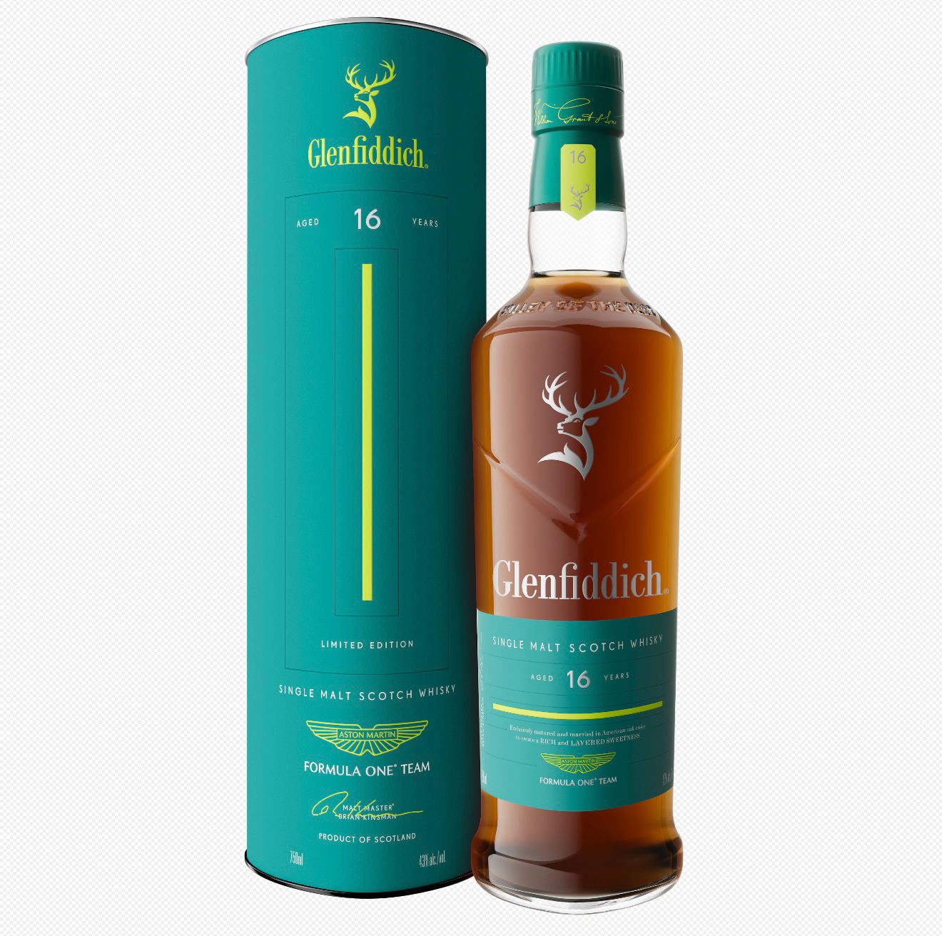 Glenfiddich Aston Martin 16 YO Single Malt Whisky