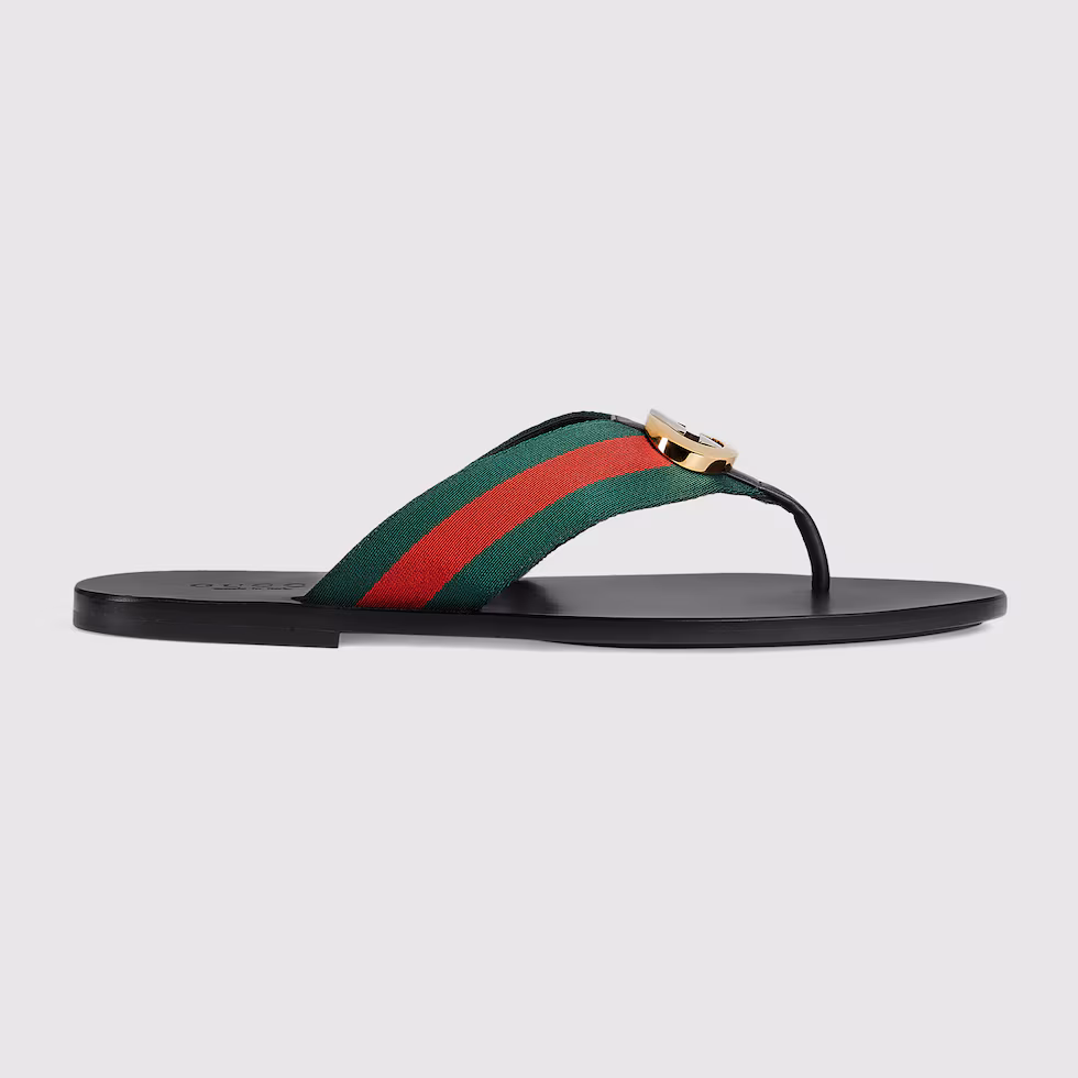 Gucci Men’s Thong Sandal with Web .avif