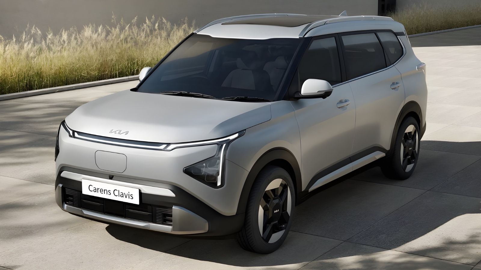 Kia Carens Clavis EV front shot