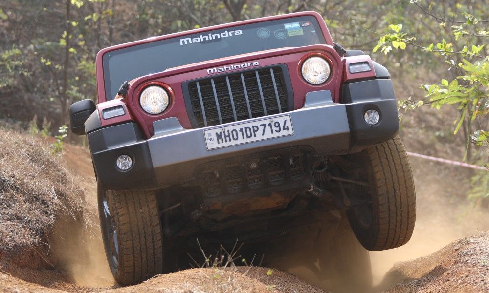 The New Mahindra Thar Feels At Home On An Off Road Trail