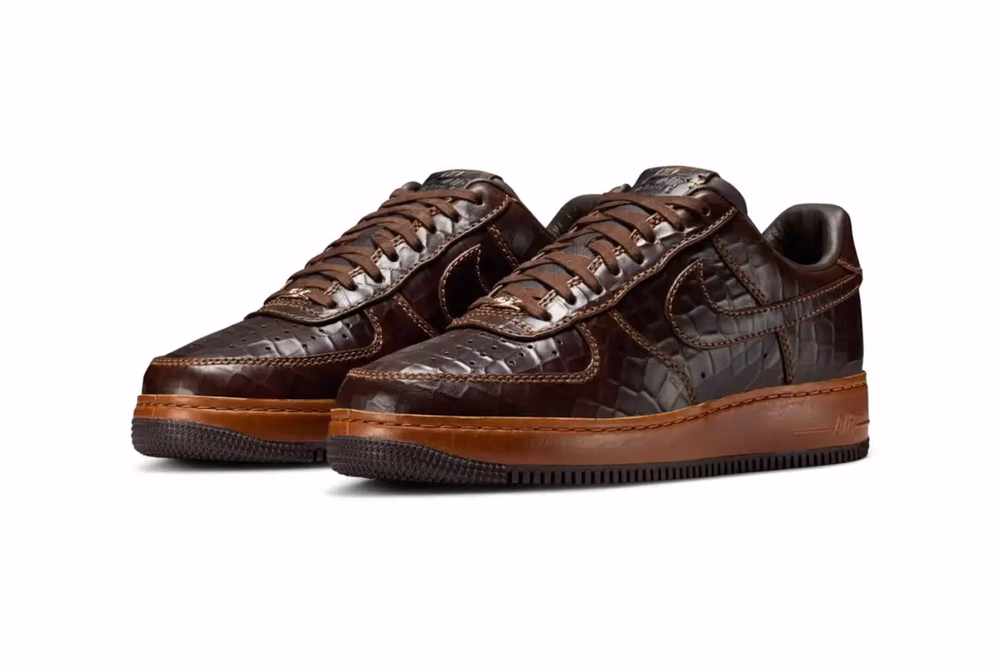 Nike Air Force 1 Low Gets Luxe With "Croc:Fauna Brown" .avif