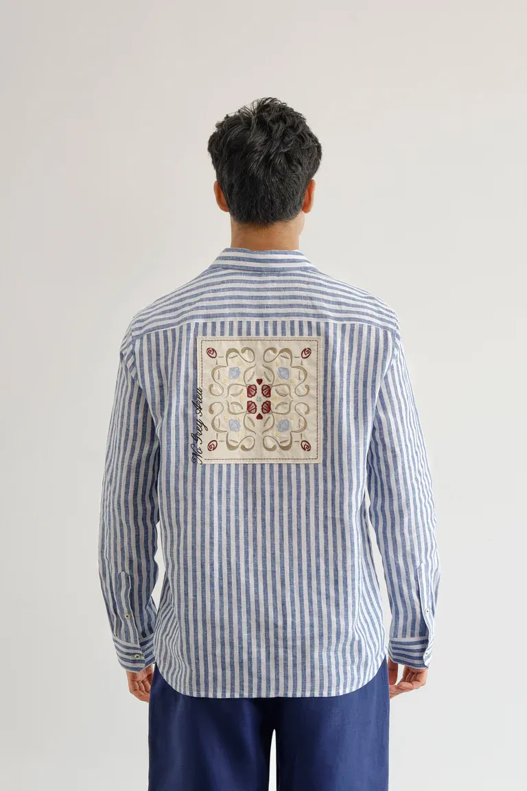 No Grey Area Botanic Jali Shirt .webp