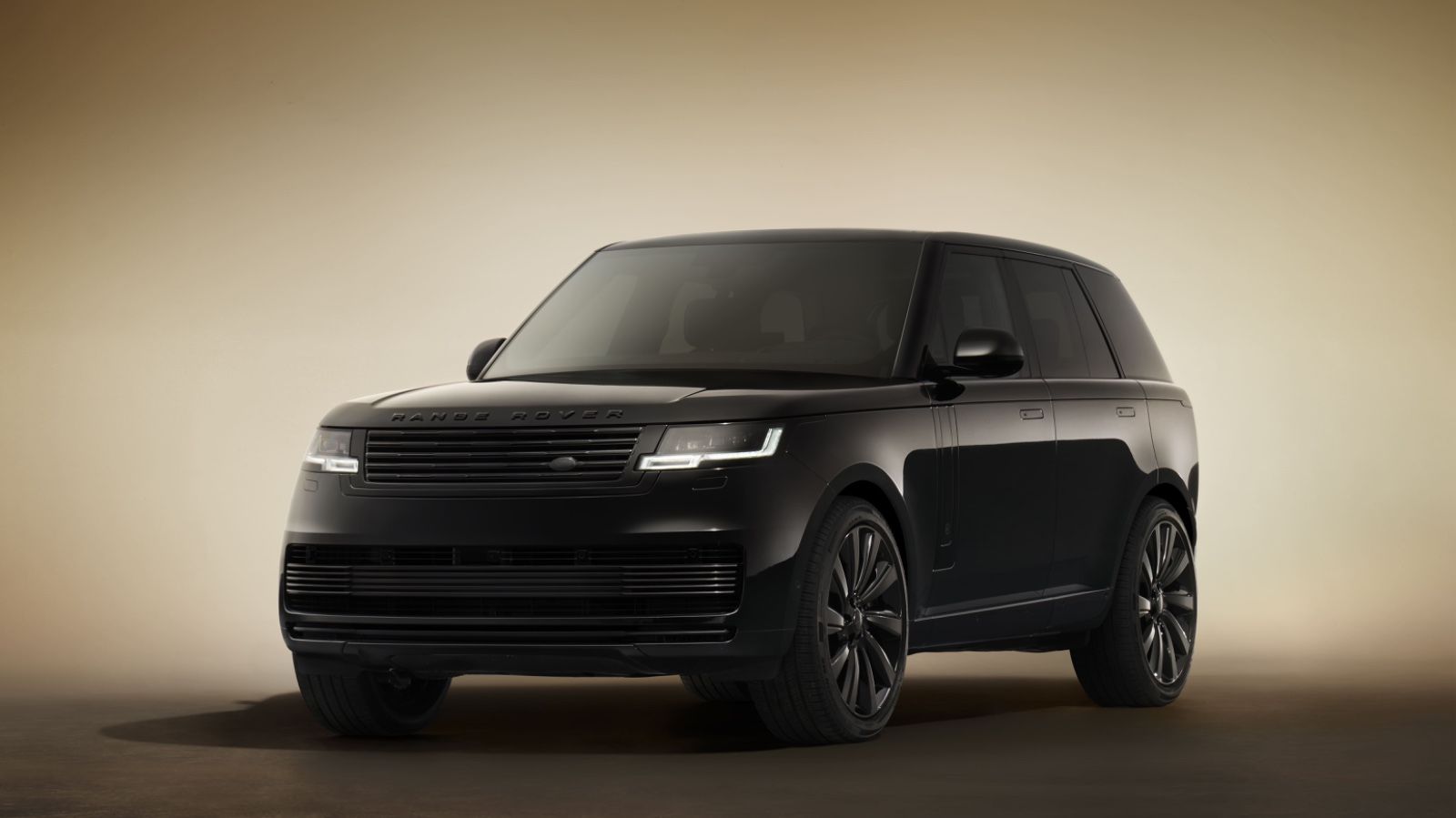 Range Rover SV Black Edition Two front three quarters
