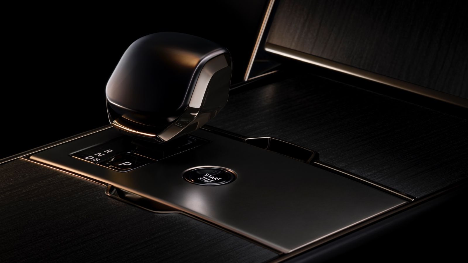 Range Rover SV Black Edition Two gear shifter