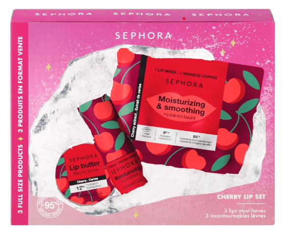 Sephora Collection Moving Lights Cherry Lip Set (Holiday Limited Edition.png