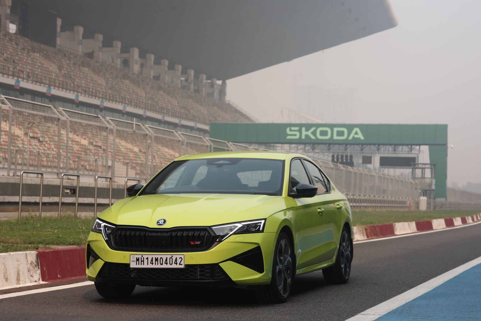 Skoda Octavia RS Review BIC front three fourths