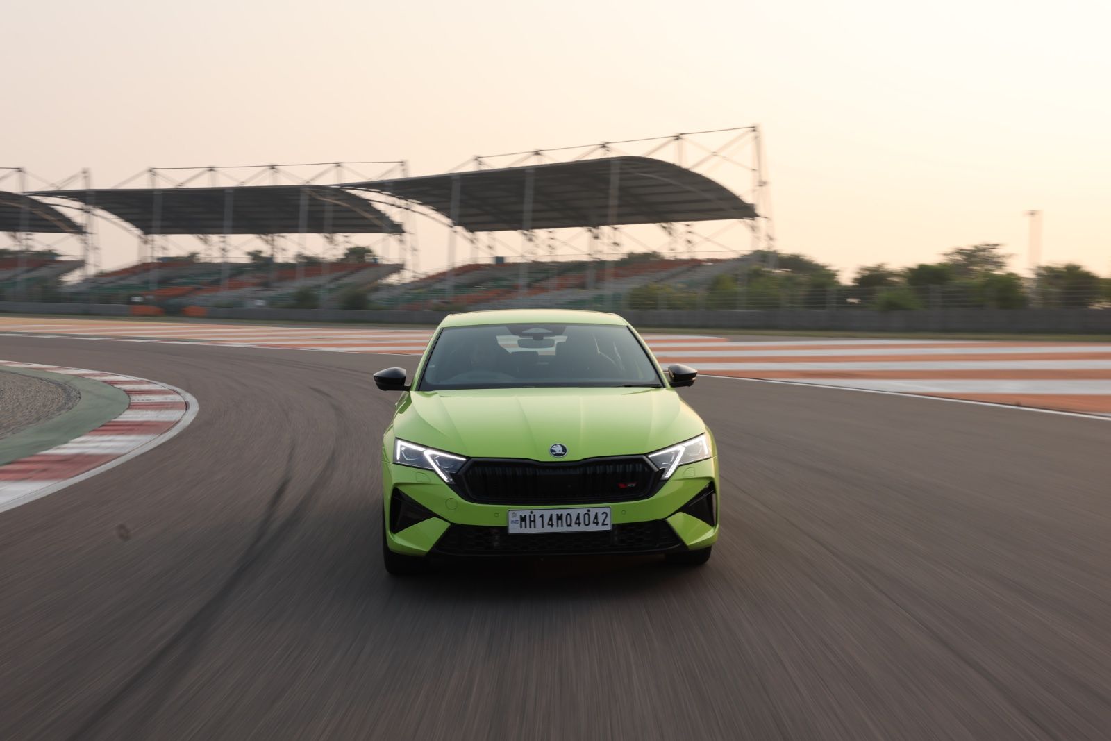 Skoda Octavia RS Review BIC front tracking