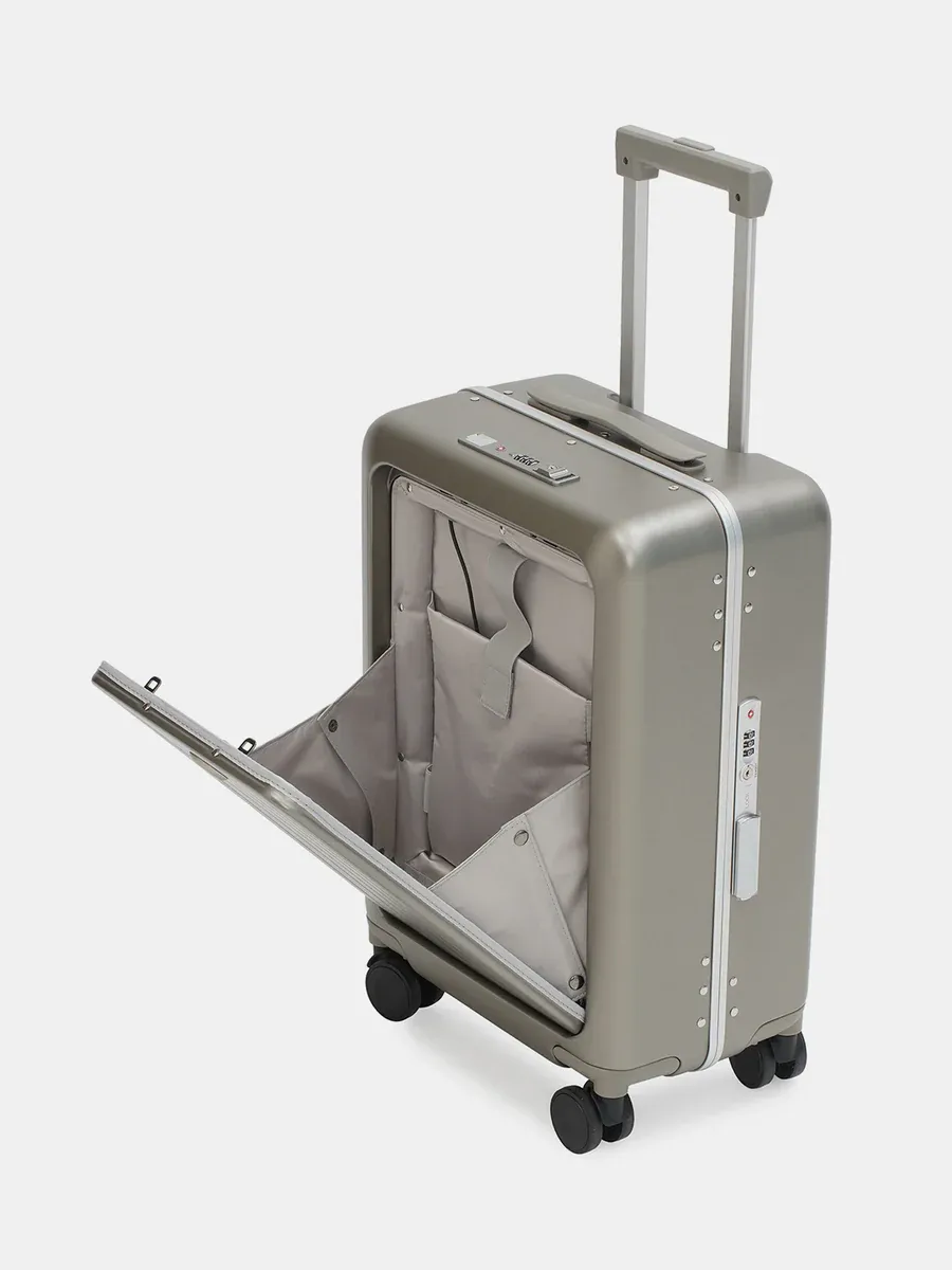 Swiss Military Bristol Zipperless Trolley Luggage .webp