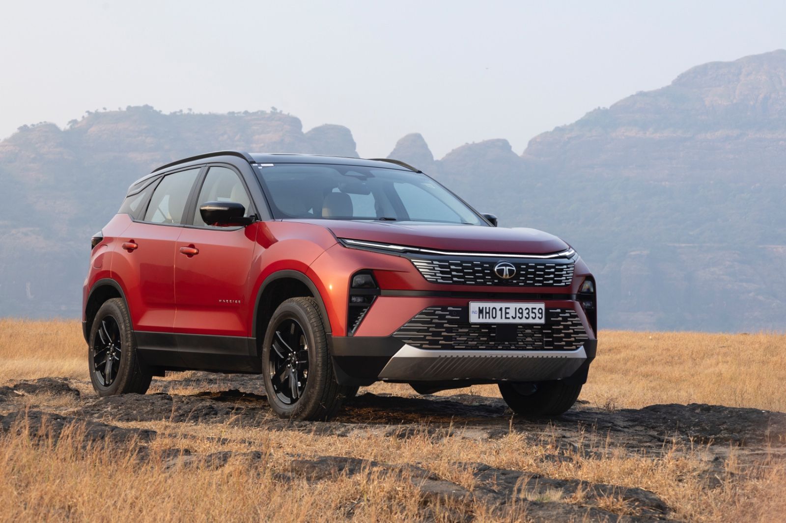 Tata Harrier Petrol first drive front three quarters