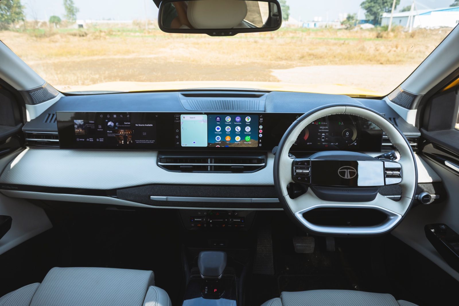 Tata Sierra First Drive Review dashboard