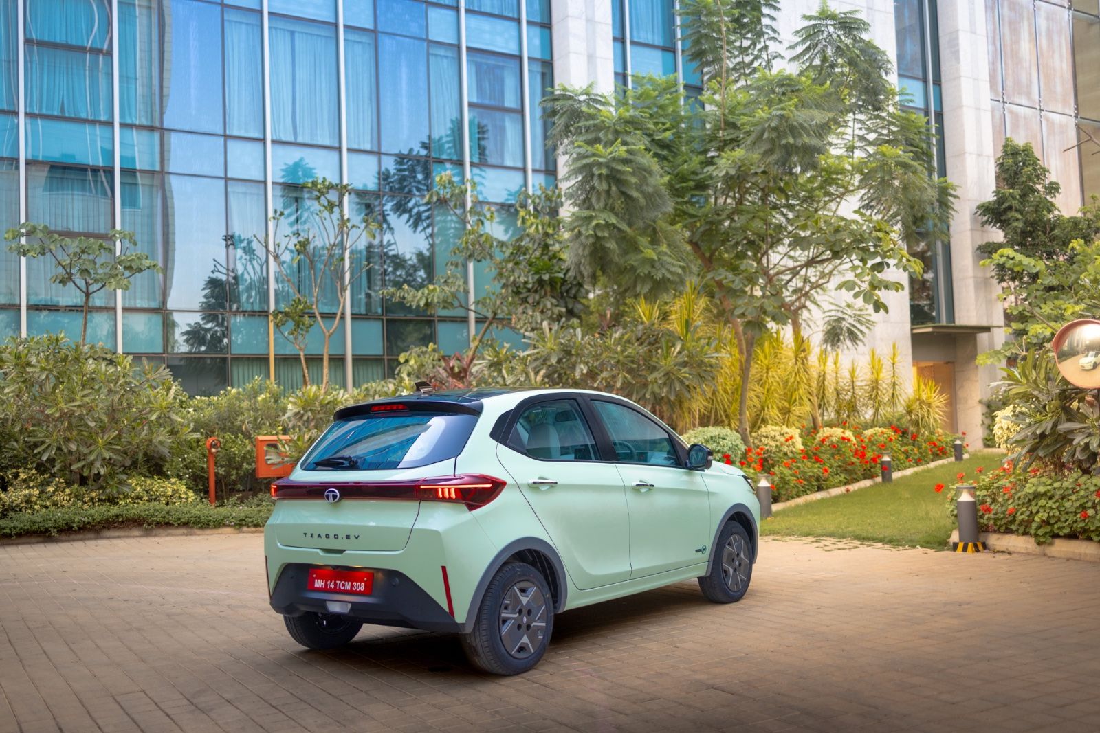 Tata tiago 2026 rear three quarters static