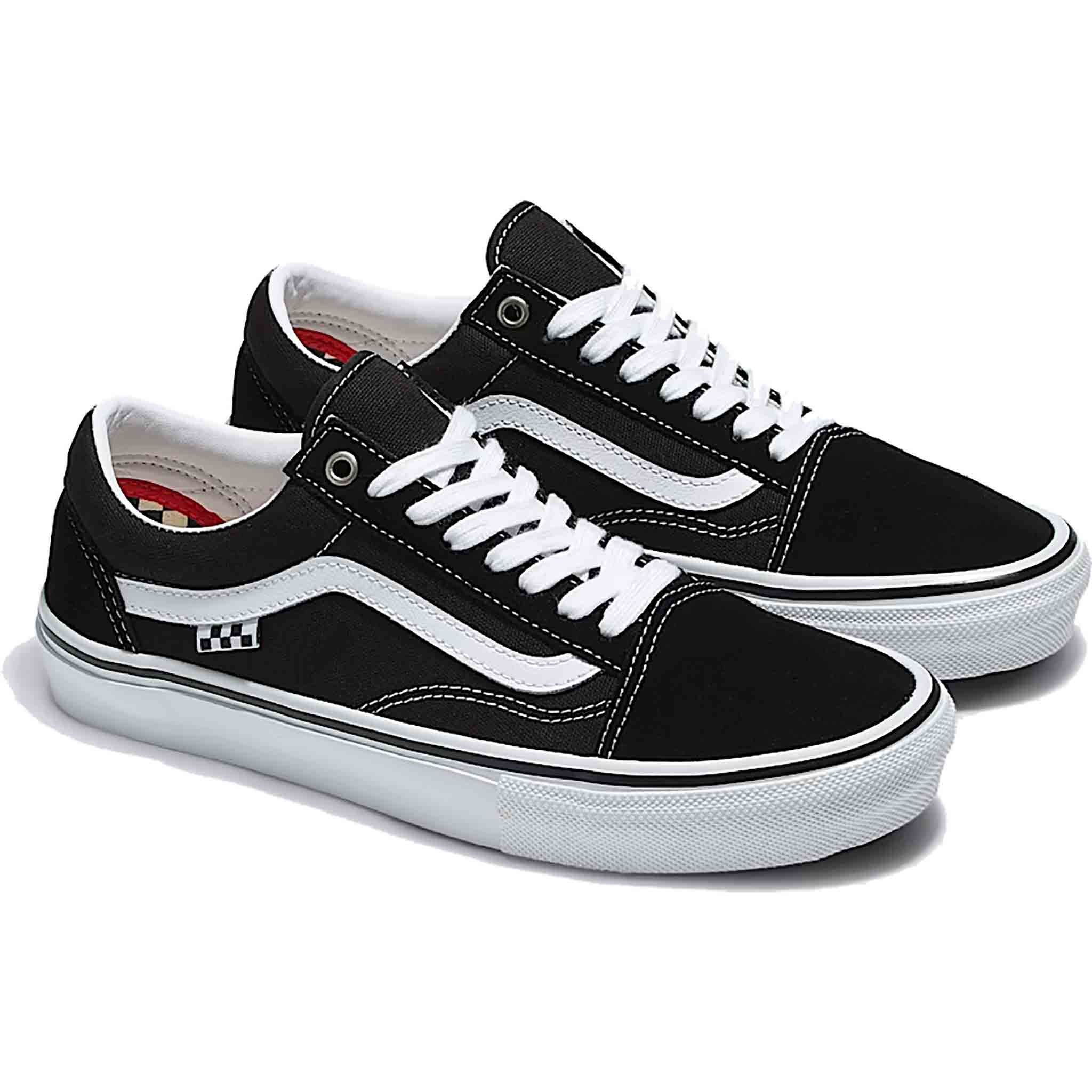 Vans Skate Old Skool Shoes Black White .jpg