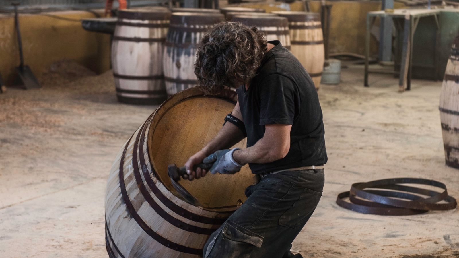 cooper hammering cask tevasa cooperage