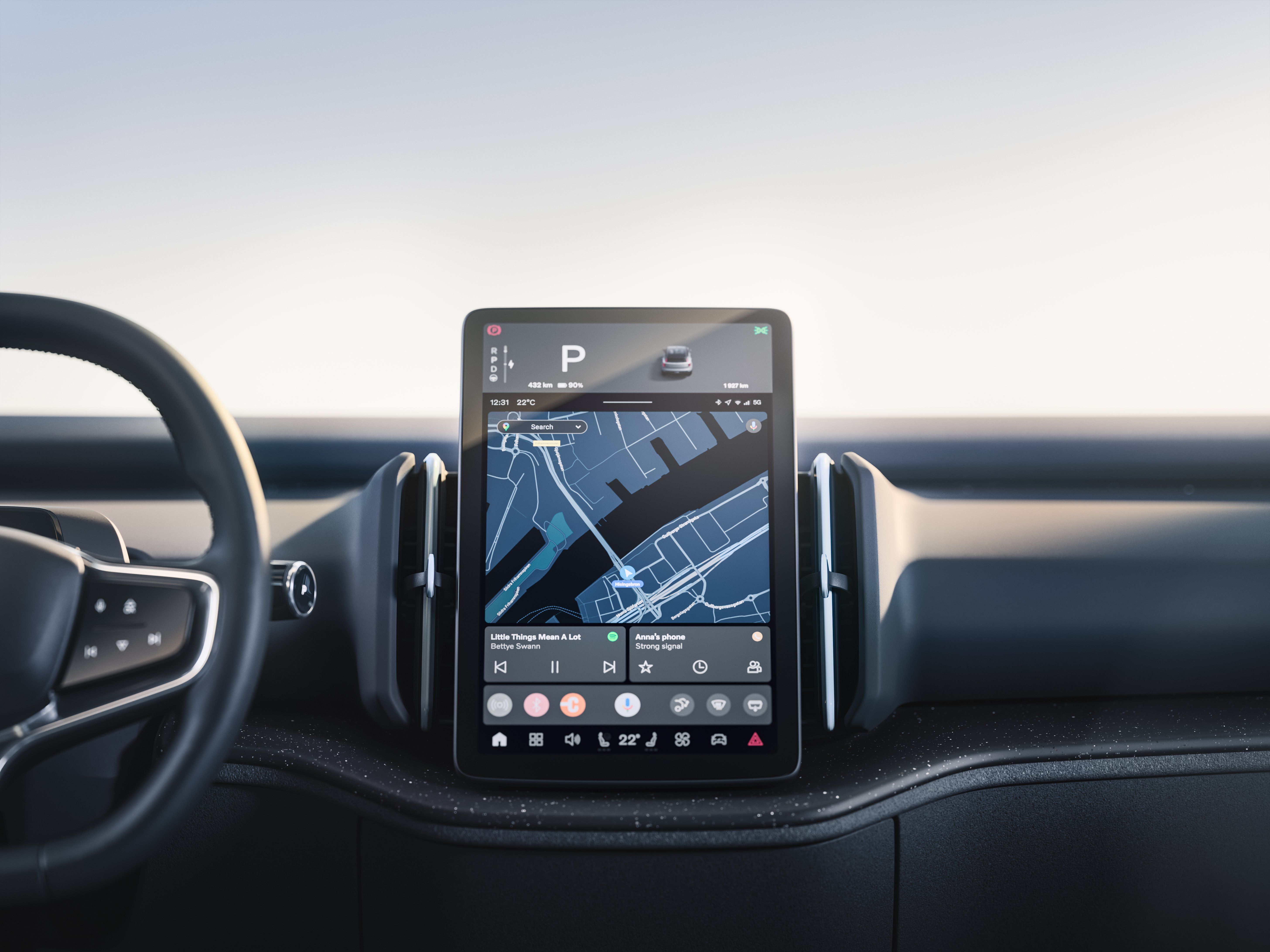 volvo ex30 infotainment